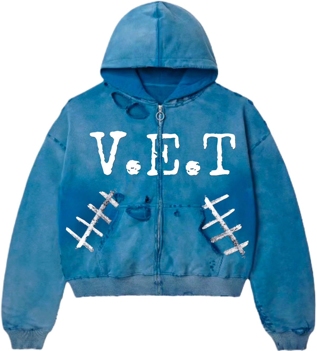 V.E.T TALLY MARKS HOODIE